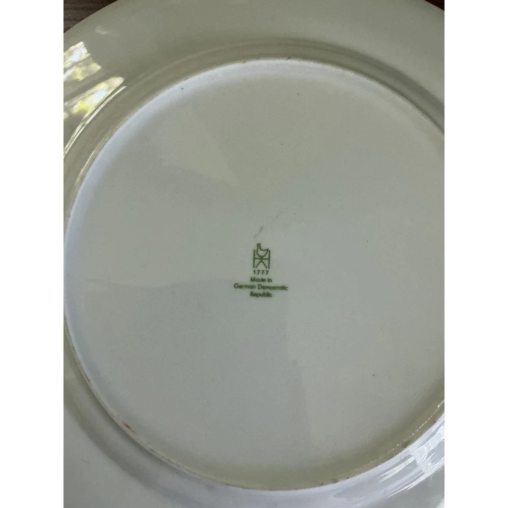 Vintage Graf von Henneberg HEP29 Dinner Plates Set of 4 | German Porcelain China